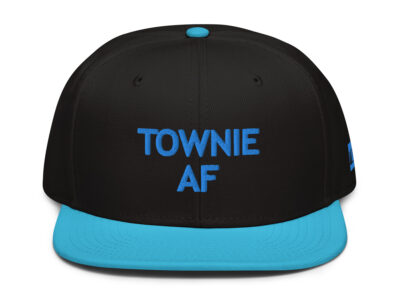 TOWNIE AF - as from snapback hat black/teal