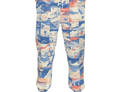 men’s thermal waffle sweatpants