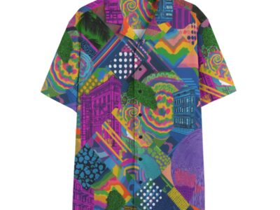 Patchwork Palante Men’s Hawaiian Shirt