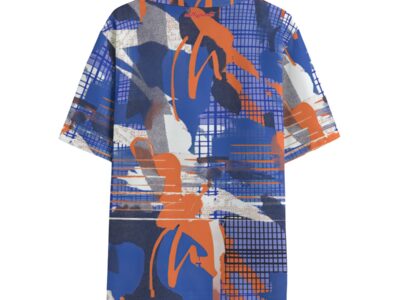 Believe Faux Linen Hawaiian Shirt - Flushing Faithful